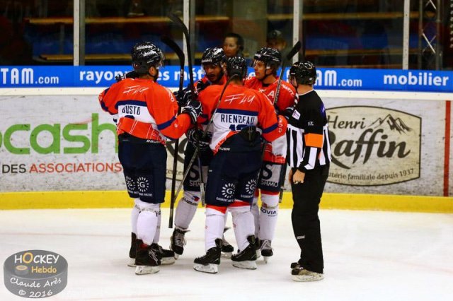 Photo hockey match Chamonix / Morzine - Angers  le 11/10/2016