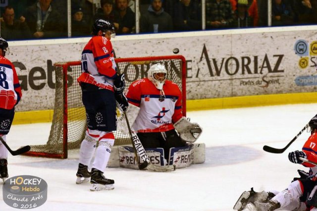 Photo hockey match Chamonix / Morzine - Angers  le 11/10/2016