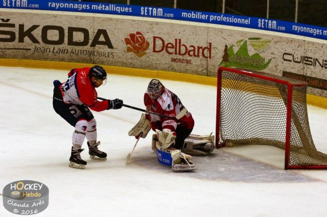 Photo hockey match Chamonix / Morzine - Angers  le 11/10/2016