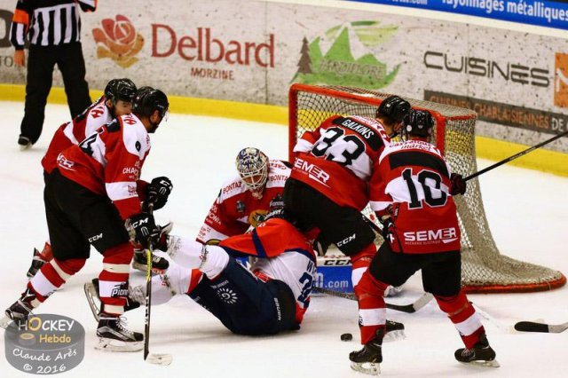 Photo hockey match Chamonix / Morzine - Angers  le 11/10/2016