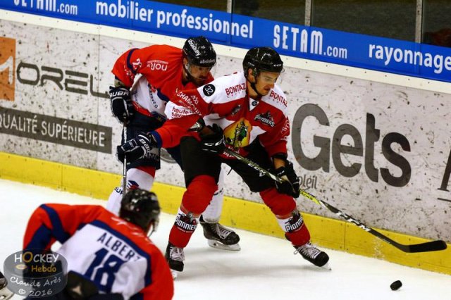 Photo hockey match Chamonix / Morzine - Angers  le 11/10/2016