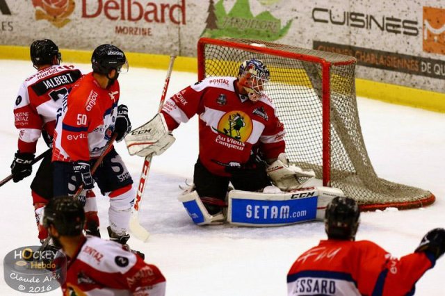 Photo hockey match Chamonix / Morzine - Angers  le 11/10/2016