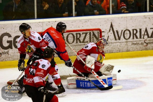 Photo hockey match Chamonix / Morzine - Angers  le 11/10/2016
