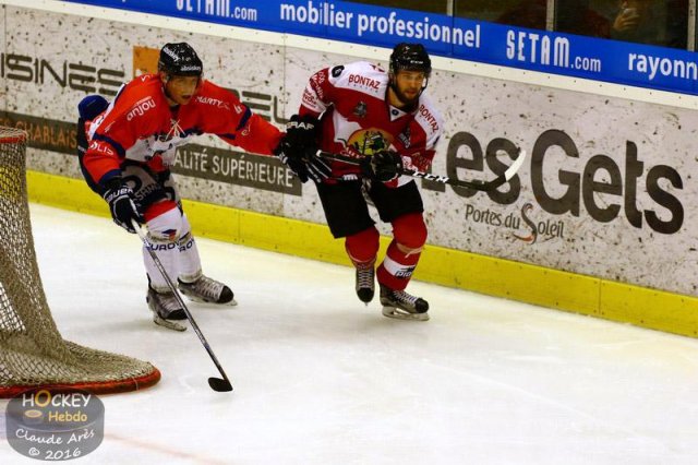 Photo hockey match Chamonix / Morzine - Angers  le 11/10/2016