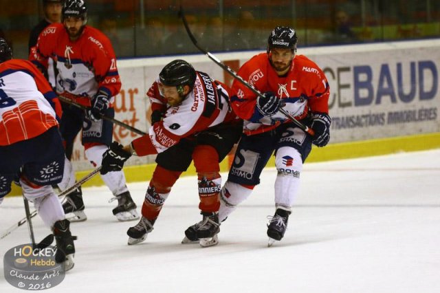 Photo hockey match Chamonix / Morzine - Angers  le 11/10/2016
