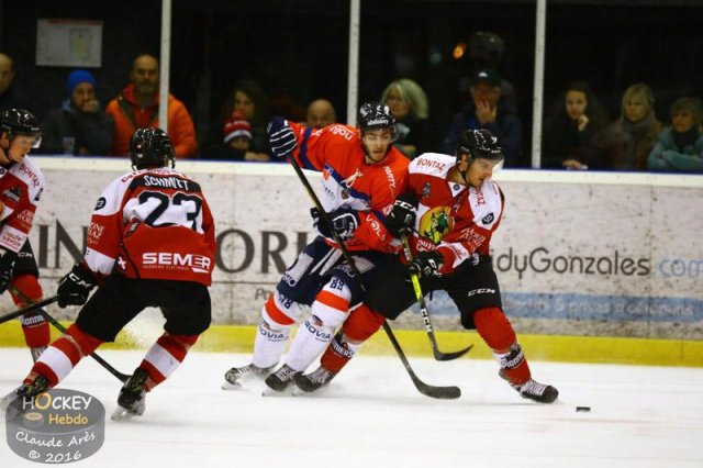 Photo hockey match Chamonix / Morzine - Angers  le 11/10/2016
