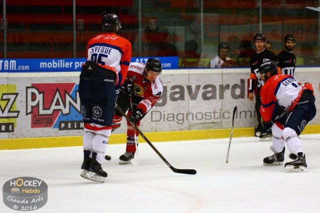Photo hockey match Chamonix / Morzine - Angers  le 11/10/2016