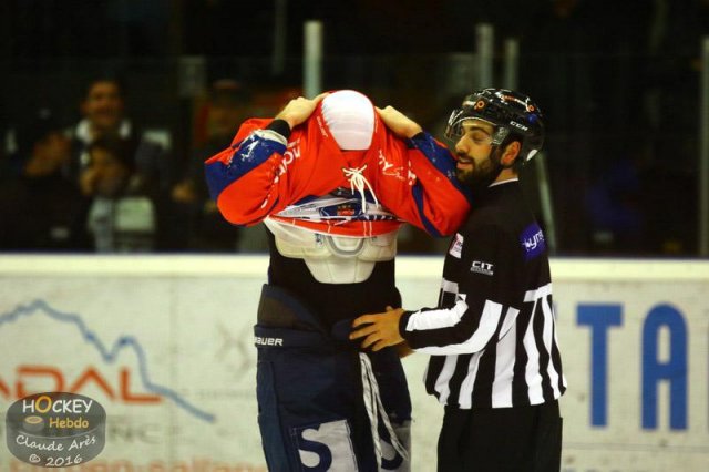 Photo hockey match Chamonix / Morzine - Angers  le 11/10/2016