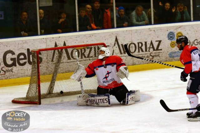 Photo hockey match Chamonix / Morzine - Angers  le 11/10/2016