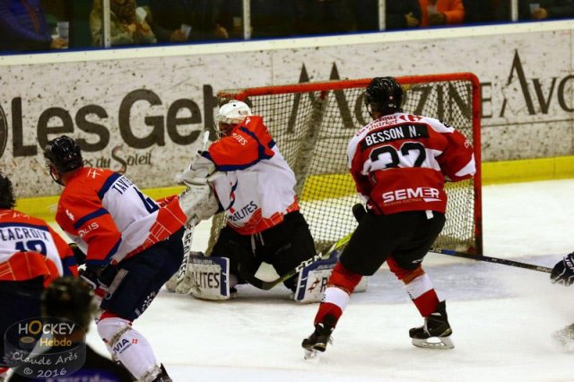 Photo hockey match Chamonix / Morzine - Angers  le 11/10/2016
