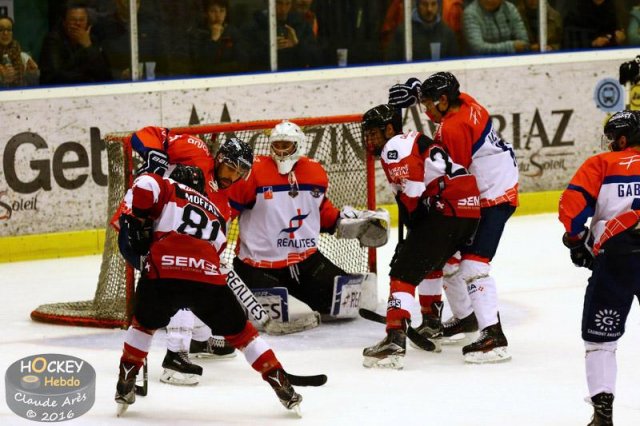 Photo hockey match Chamonix / Morzine - Angers  le 11/10/2016