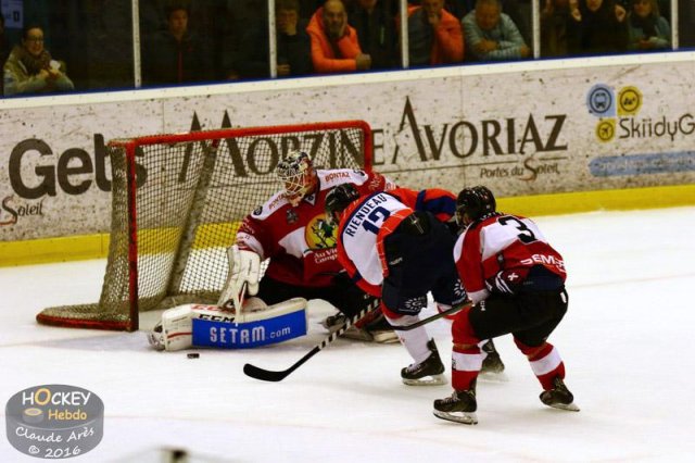 Photo hockey match Chamonix / Morzine - Angers  le 11/10/2016