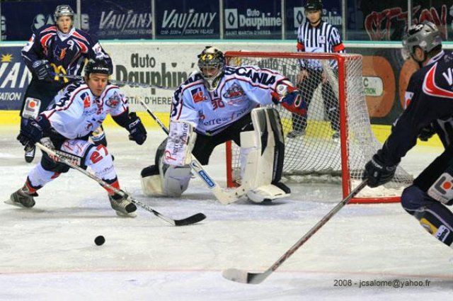 Photo hockey match Grenoble  - Angers  le 30/01/2008