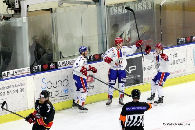 Photo hockey match Nice - Lyon le 14/10/2016