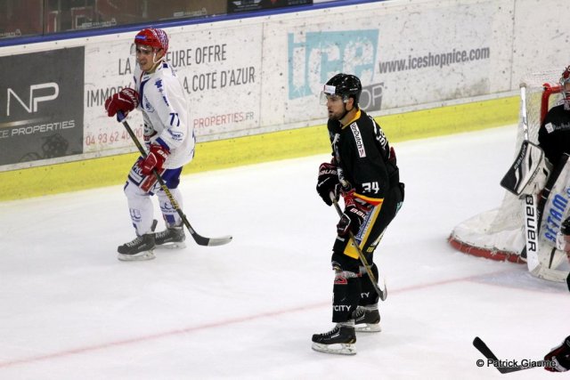 Photo hockey match Nice - Lyon le 14/10/2016
