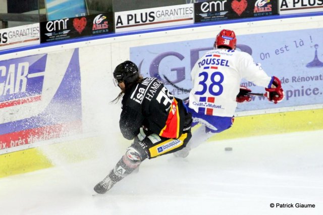 Photo hockey match Nice - Lyon le 14/10/2016