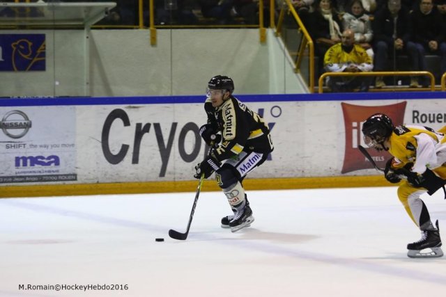 Photo hockey match Rouen - Strasbourg  le 14/10/2016