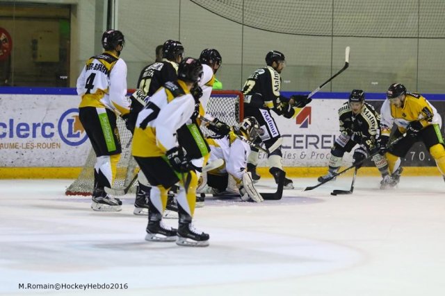 Photo hockey match Rouen - Strasbourg  le 14/10/2016