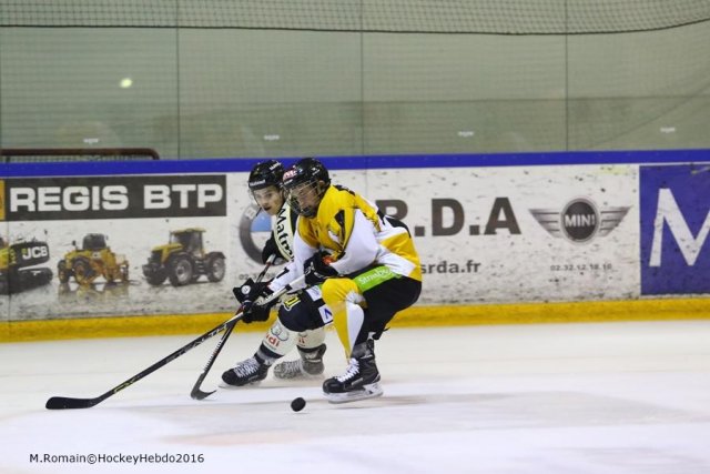 Photo hockey match Rouen - Strasbourg  le 14/10/2016