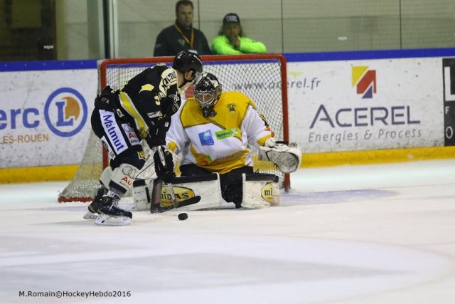 Photo hockey match Rouen - Strasbourg  le 14/10/2016