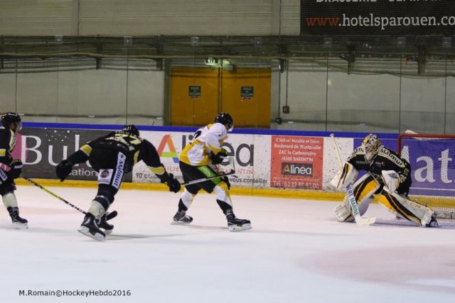 Photo hockey match Rouen - Strasbourg  le 14/10/2016