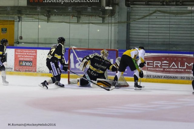 Photo hockey match Rouen - Strasbourg  le 14/10/2016