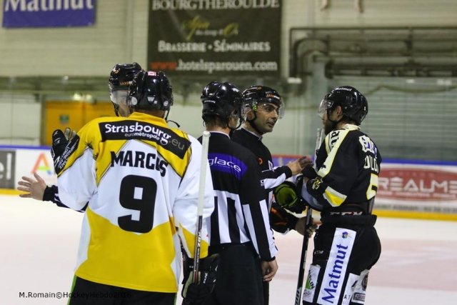 Photo hockey match Rouen - Strasbourg  le 14/10/2016