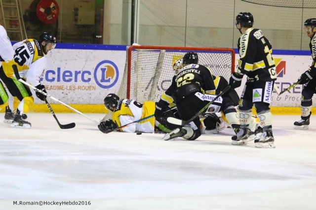 Photo hockey match Rouen - Strasbourg  le 14/10/2016