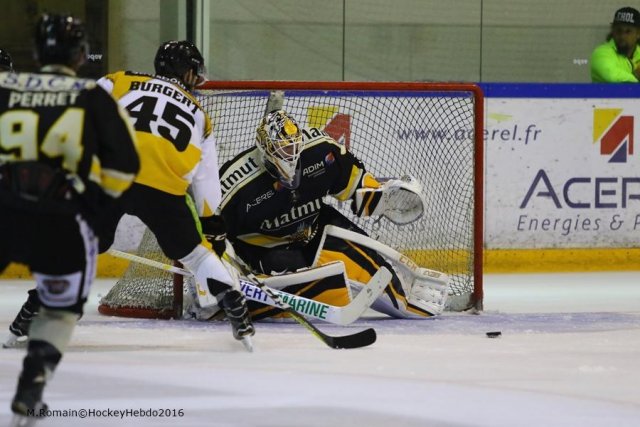Photo hockey match Rouen - Strasbourg  le 14/10/2016