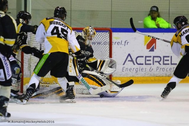 Photo hockey match Rouen - Strasbourg  le 14/10/2016