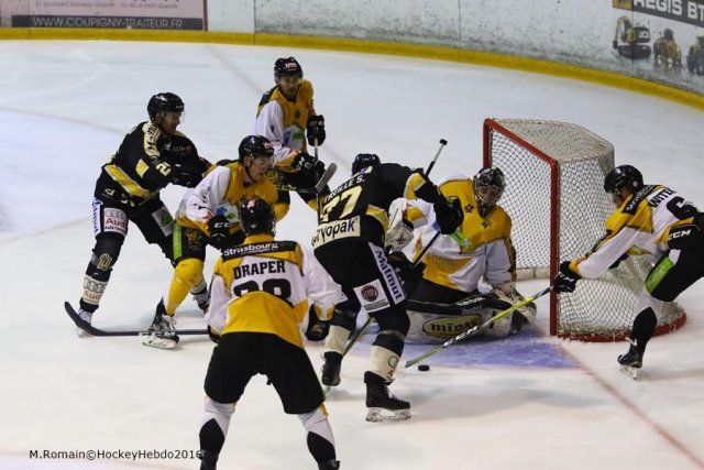 Photo hockey match Rouen - Strasbourg  le 14/10/2016