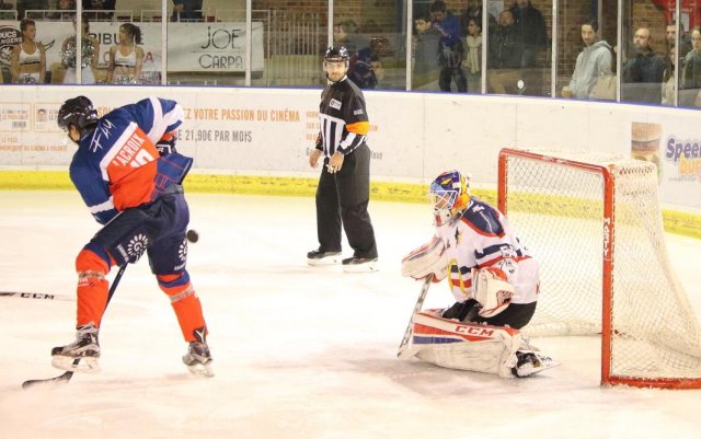 Photo hockey match Angers  - Grenoble  le 14/10/2016