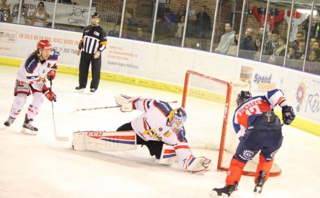 Photo hockey match Angers  - Grenoble  le 14/10/2016