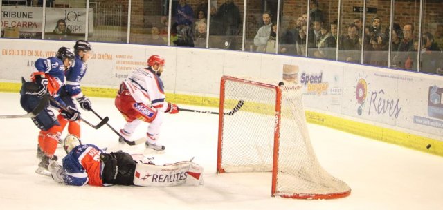 Photo hockey match Angers  - Grenoble  le 14/10/2016