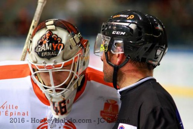 Photo hockey match Grenoble  - Epinal  le 18/10/2016