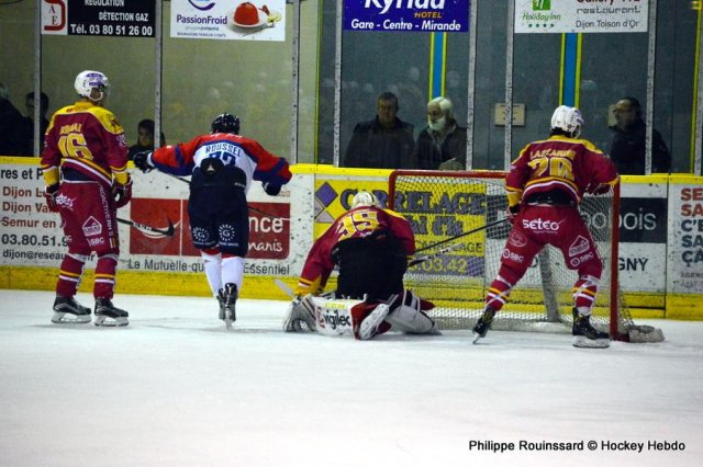 Photo hockey match Dijon  - Angers  le 18/10/2016