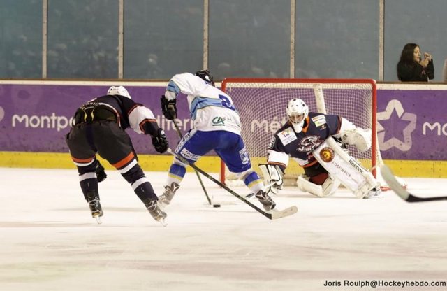 Photo hockey match Montpellier  - Villard-de-Lans le 15/10/2016