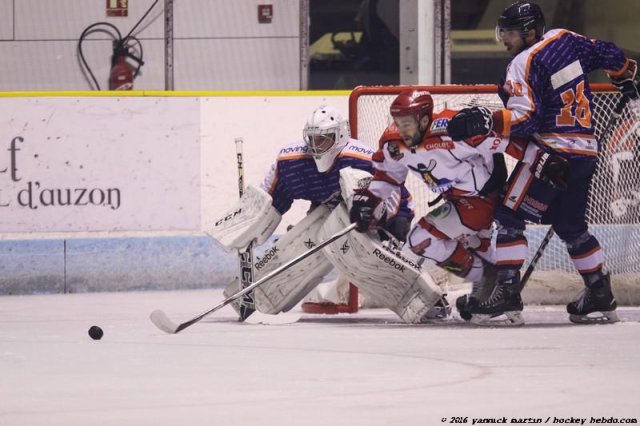 Photo hockey match Clermont-Ferrand - Cholet  le 15/10/2016