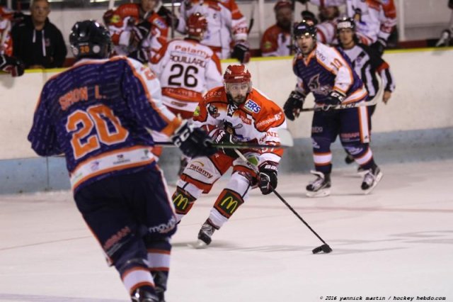 Photo hockey match Clermont-Ferrand - Cholet  le 15/10/2016