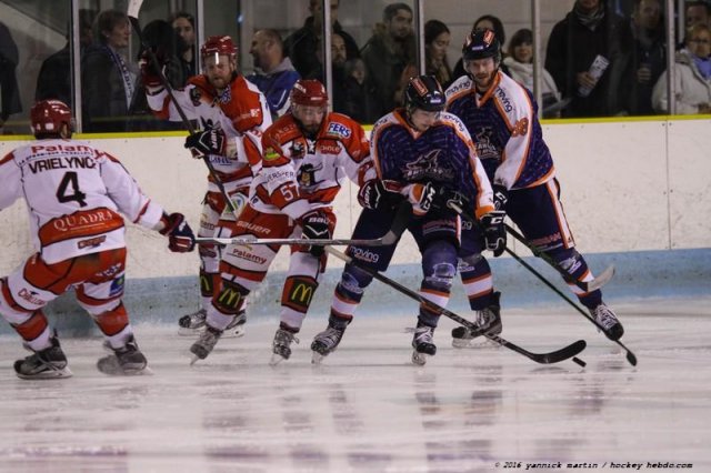 Photo hockey match Clermont-Ferrand - Cholet  le 15/10/2016