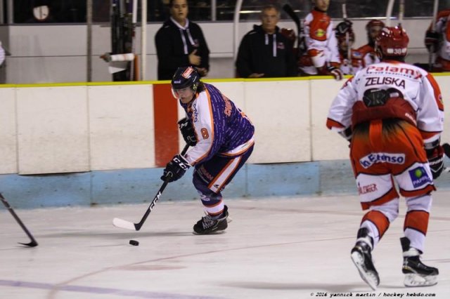 Photo hockey match Clermont-Ferrand - Cholet  le 15/10/2016