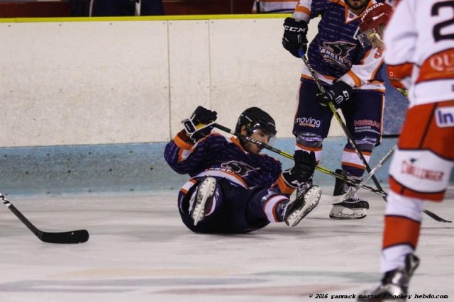 Photo hockey match Clermont-Ferrand - Cholet  le 15/10/2016
