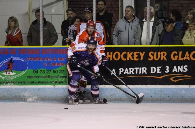 Photo hockey match Clermont-Ferrand - Cholet  le 15/10/2016