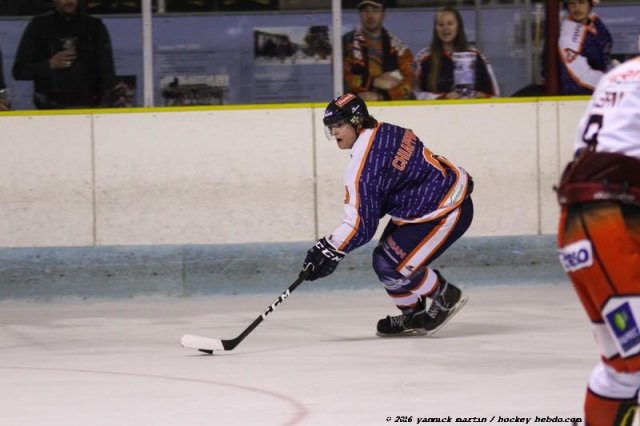 Photo hockey match Clermont-Ferrand - Cholet  le 15/10/2016
