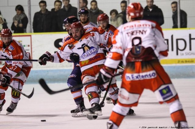 Photo hockey match Clermont-Ferrand - Cholet  le 15/10/2016