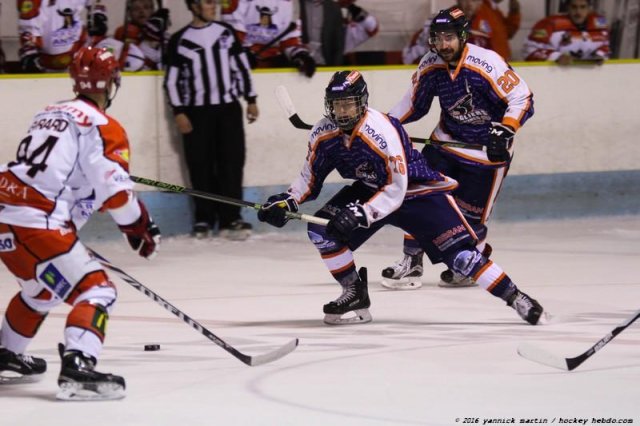Photo hockey match Clermont-Ferrand - Cholet  le 15/10/2016