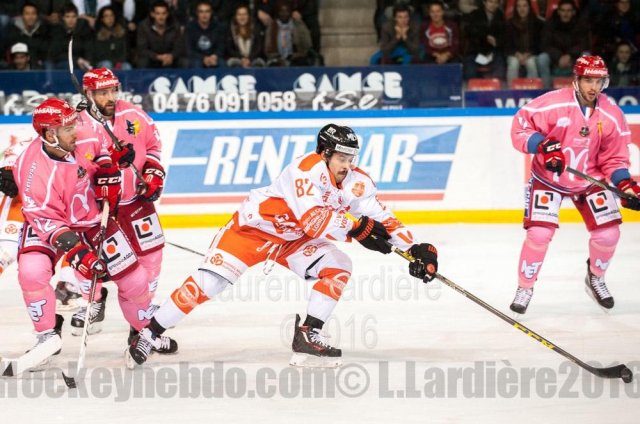 Photo hockey match Grenoble  - Epinal  le 18/10/2016