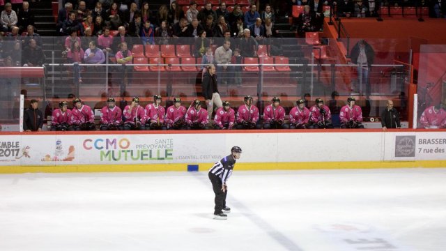 Photo hockey match Amiens  - Bordeaux le 18/10/2016