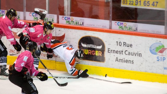 Photo hockey match Amiens  - Bordeaux le 18/10/2016