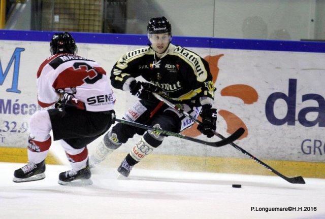 Photo hockey match Rouen - Chamonix / Morzine le 21/10/2016